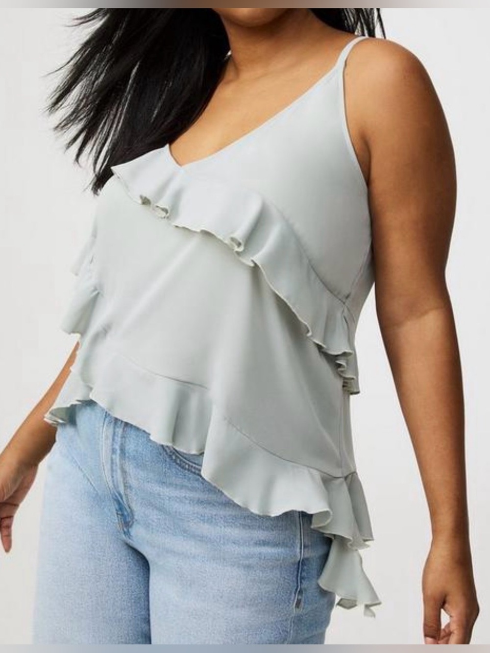 NWT Torrid Georgette ruffle cami, Torrid size 2, 2X